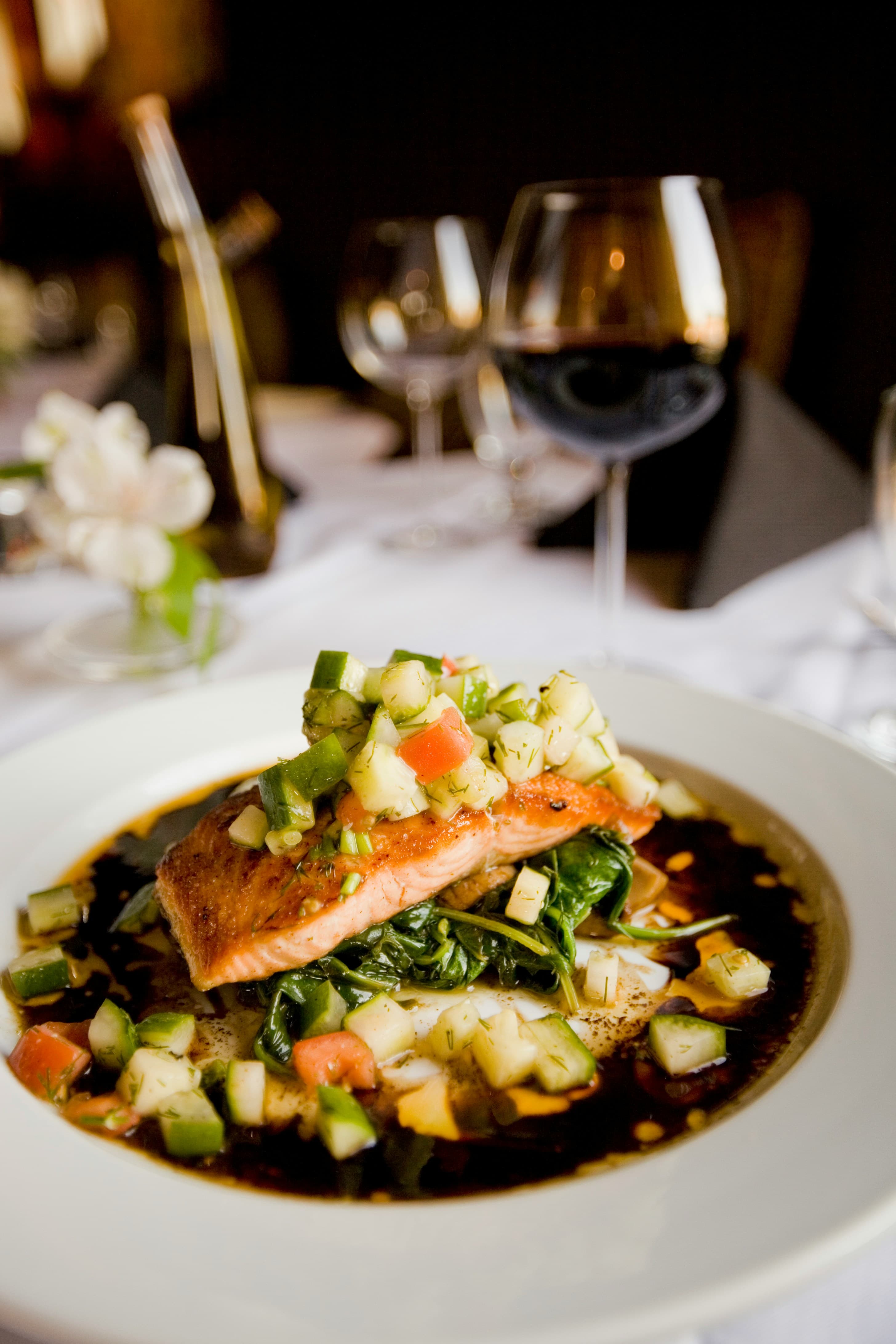 Gebratener Lachs